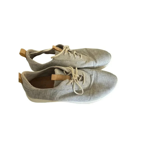 Toms Cabrillo Drizzle Gray Chambray Mix Sneaker - Picture 2 of 6